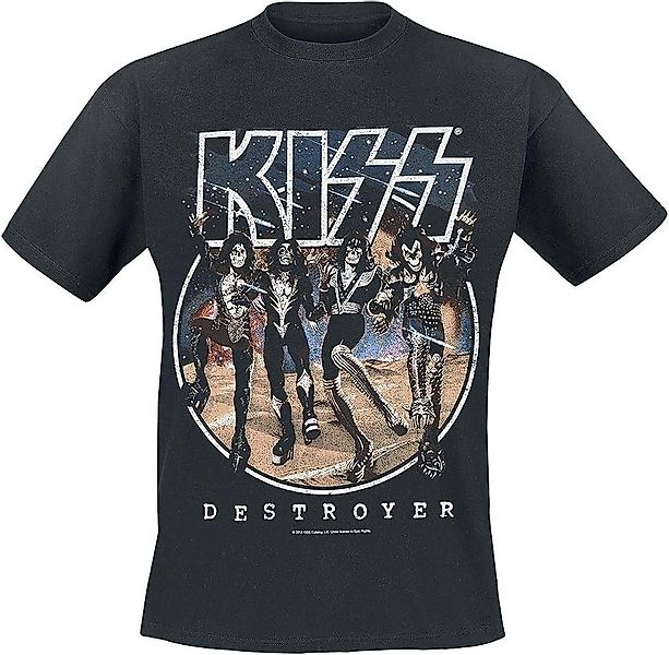 coole-fun-t-shirts Print-Shirt KISS Destroyer T-Shirt Herren Bandshirt S M günstig online kaufen