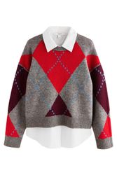 Next Strickpullover Strickpullover mit Hemdlage, Kragen günstig online kaufen