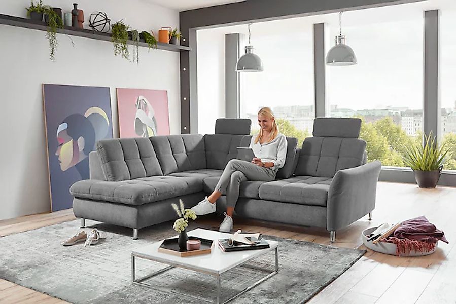 Die PlanBar Ecksofa »MP-IN20016 L-Form mit Federkern-Polsterung«, wahlweise günstig online kaufen