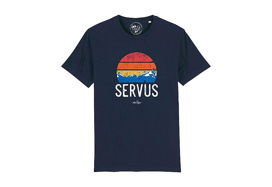 Bavariashop T-Shirt Herren T-Shirt "Servus" günstig online kaufen