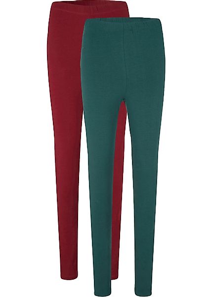 bonprix Leggings Lange Leggings (2er Pack) günstig online kaufen