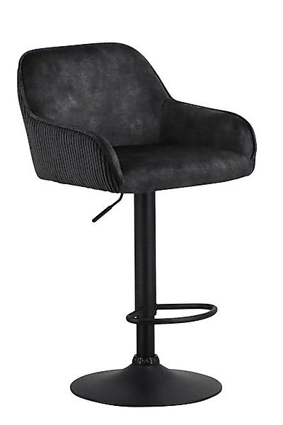 Barhocker 1 Stück höhenverstellbar drehbar DOLLIE H von Hela Anthrazit günstig online kaufen