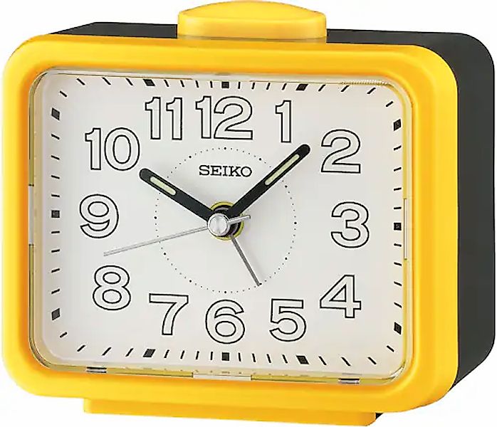 Seiko Quarzwecker »QHK061Y«, Wecker, Schlafzimmer, Klingelalarm, durchlaufe günstig online kaufen