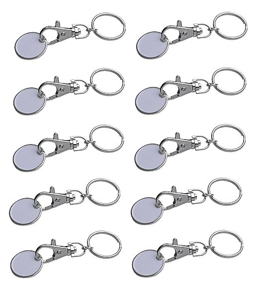 Macma Schlüsselanhänger 10x Metall Schlüsselanhänger mit günstig online kaufen