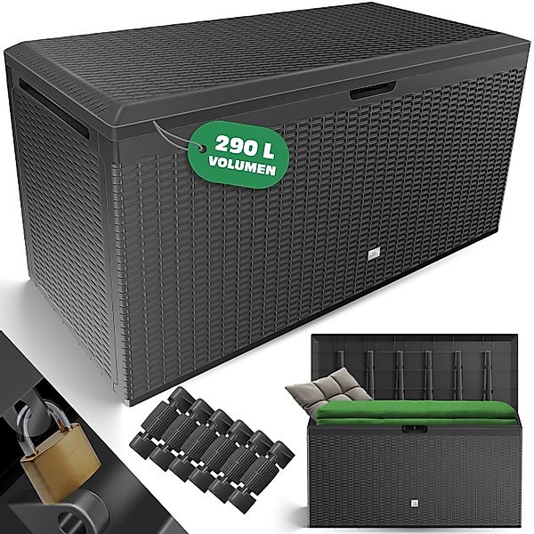 KESSER Aufbewahrungsbox, Auflagenbox Rattanoptik Kissenbox 290 günstig online kaufen