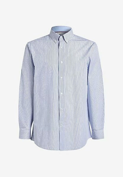 Next Langarmhemd 3 x Regular Fit Hemden mit Sportmanschetten (5-tlg) günstig online kaufen