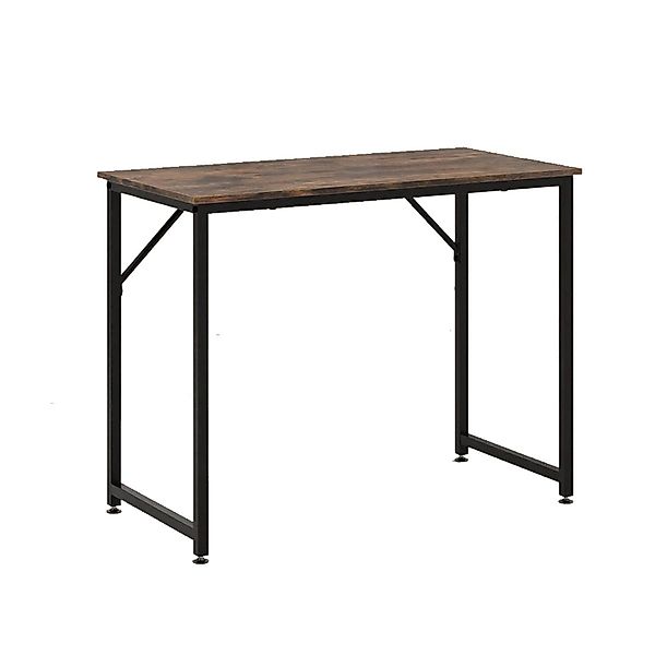 Costway Schreibtisch 100 x 50 x 77 cm Rustikales Braun günstig online kaufen