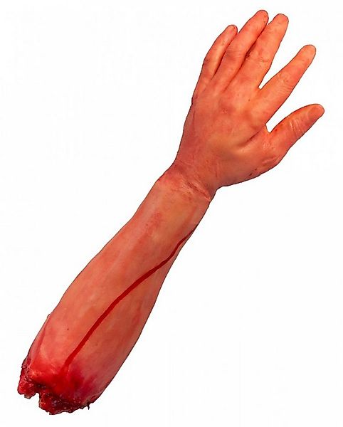Horror-Shop Dekoobjekt Blutiger linker Arm als Halloween Leichenteil Deko günstig online kaufen