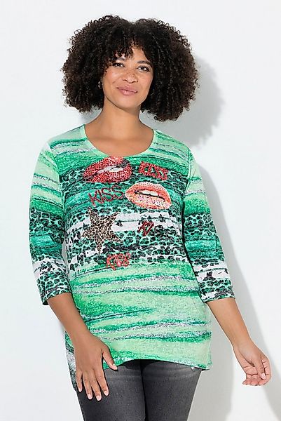 Angel of Style T-Shirt T-Shirt A-Linie Leo-Streifenmuster günstig online kaufen