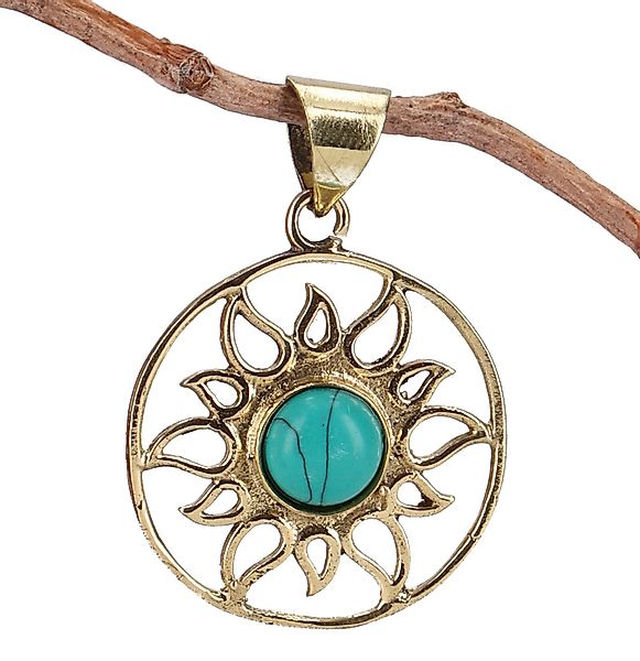 Guru-Shop Kettenanhänger Boho Amulett, Sonnenamulett, Tribal.. günstig online kaufen