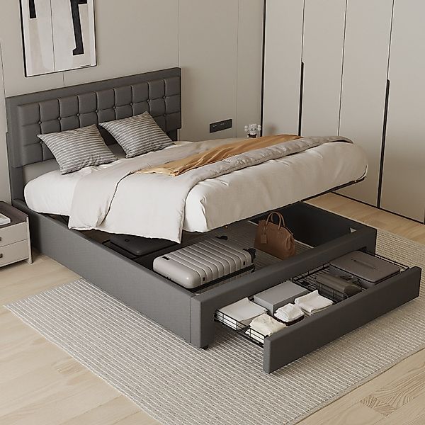 oyajia Polsterbett Polsterbett Doppelbett 160x200cm mit günstig online kaufen