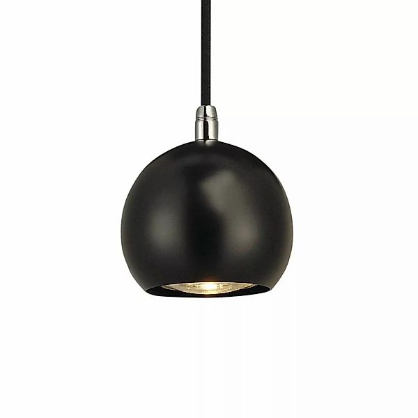 Pendelleuchte Light Eye Ball in schwarz/chrom günstig online kaufen