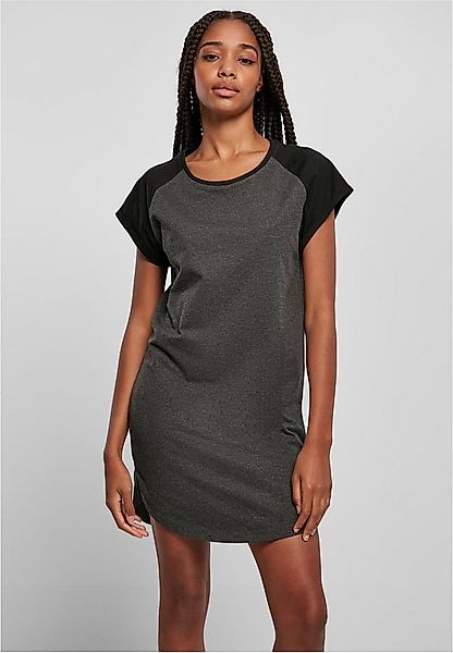 URBAN CLASSICS Sweatkleid Ladies Contrast Raglan Tee Dress XS bis 5XL günstig online kaufen