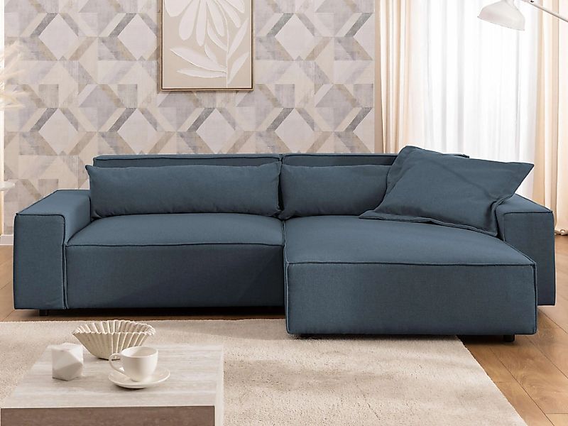 OTTO home Ecksofa "KINLEE Design-Sofa mit Recamiere rechts/links, Maße B/T/ günstig online kaufen