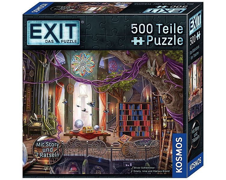 KOSMOS Verlag Puzzle EXIT Puzzle Die Bibliothek der Träume 500 Teile, Puzzl günstig online kaufen