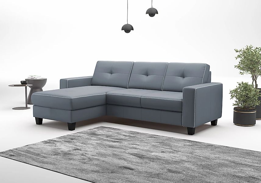 Home affaire Ecksofa "Varese" wahlweise mit Bettfunktion und Bettkasten günstig online kaufen