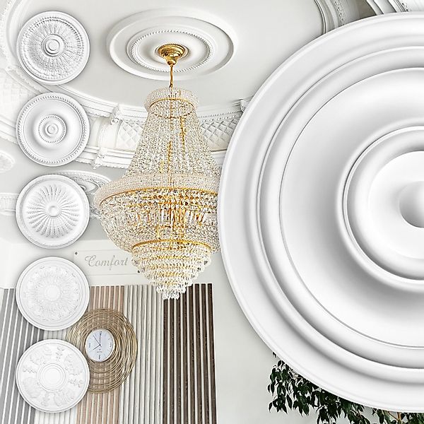 Hexim Perfect Wanddekoobjekt B3072 (Stuckrosette aus günstig online kaufen
