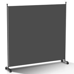 Clanmacy Paravent Raumteiler auf Rollen Sichtschutz günstig online kaufen