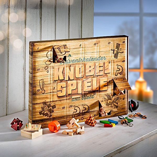 BRAST Adventskalender Knobel & Mini-Spiele Duftkerzen günstig online kaufen
