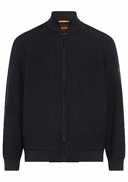 BOSS ORANGE Sweatjacke "Lisimba", oversize fit, Strickbündchen günstig online kaufen