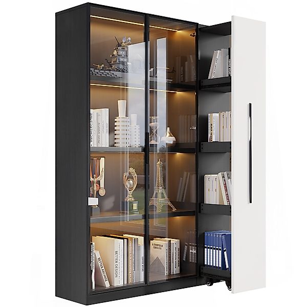 i@home Hochschrank Vitrine,Multifunktionsschrank,Bücherregal (Packung set) günstig online kaufen