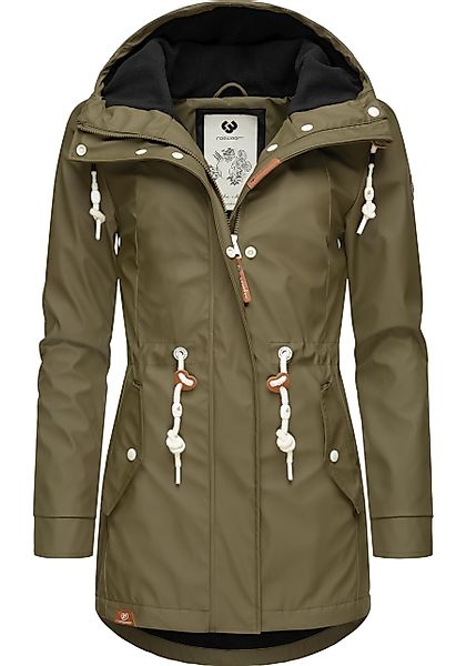 Ragwear Regenmantel "Monadis Rainy Intl.", modischer Regenparka mit kuschli günstig online kaufen