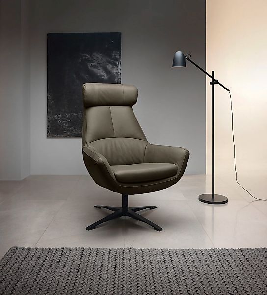 BETYPE Drehsessel "Be Organic High Back, Loungesessel, Hochlehnsessel", in günstig online kaufen