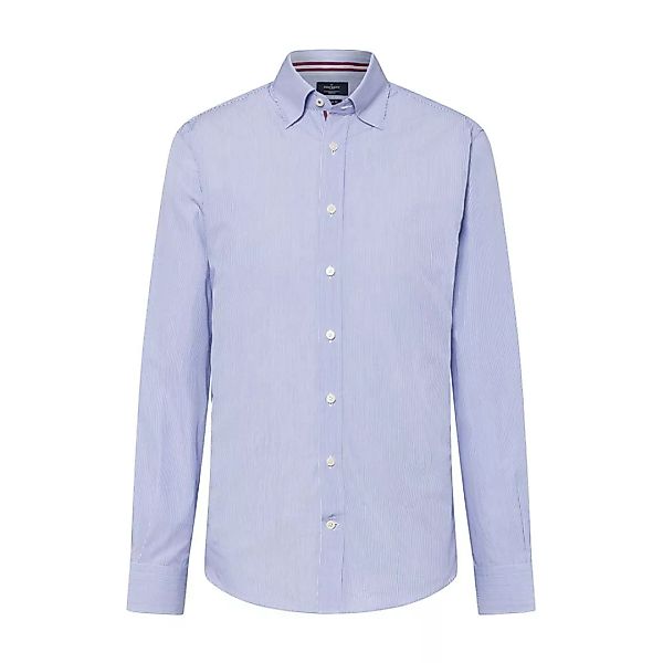 Hackett Bengal Place Stripes Langarm Hemd S Blue / White günstig online kaufen