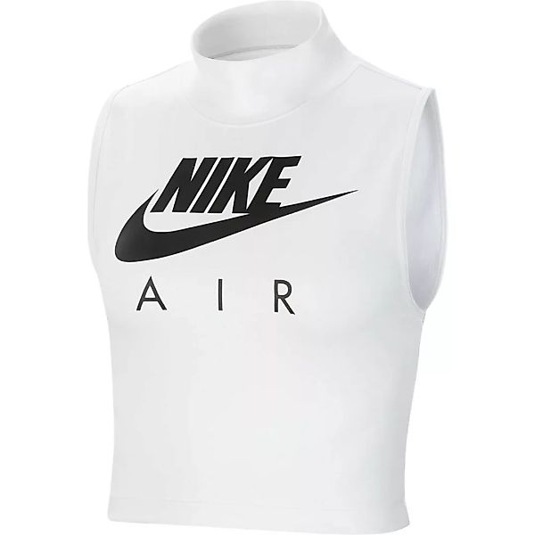 Nike Air Mock Ärmelloses T-shirt L White / Black günstig online kaufen