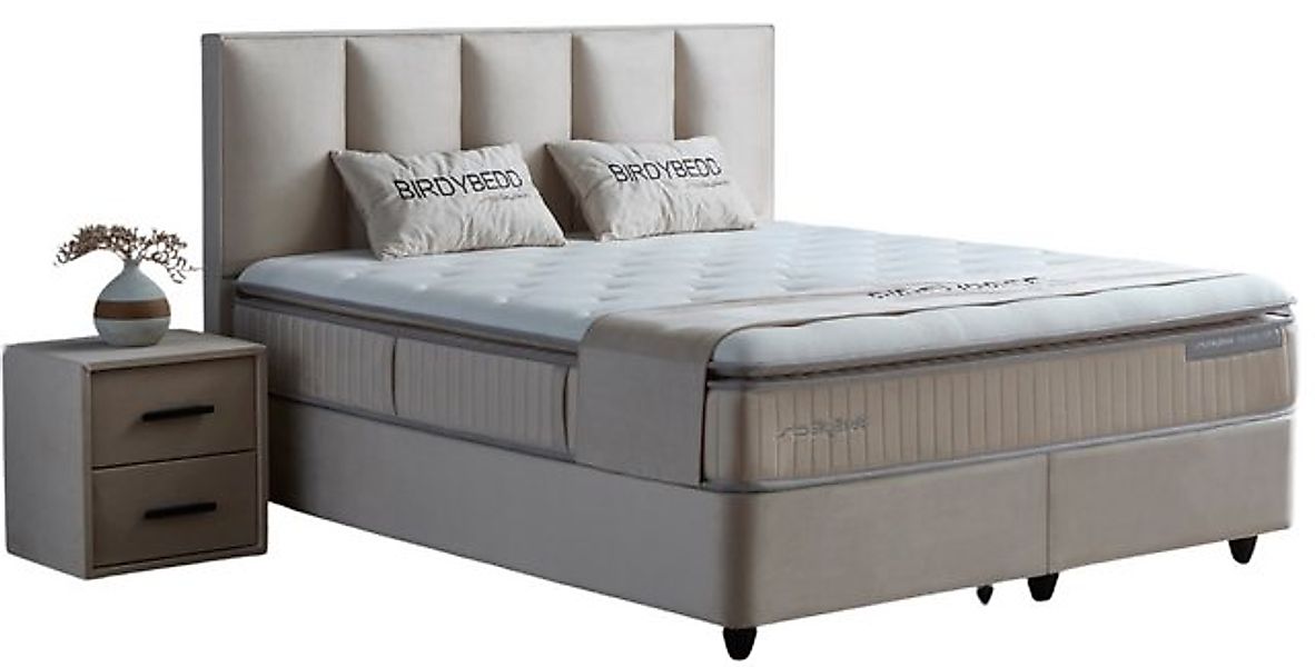 Villa Möbel Boxspringbett BIRDY (Bett Set, günstig online kaufen