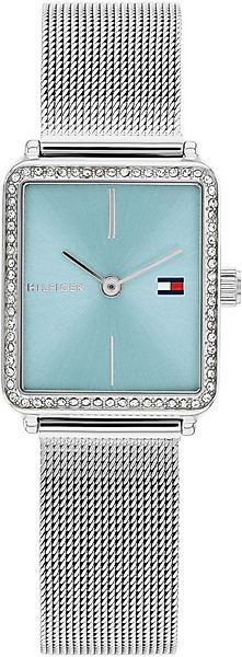 Tommy Hilfiger Quarzuhr TEA TANK 1782789, Armbanduhr, Damenuhr, Edelstahlar günstig online kaufen