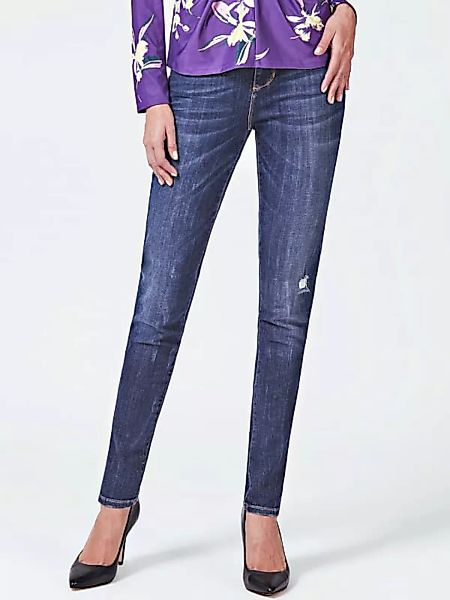Jeans Skinny Details Abriebstellen günstig online kaufen