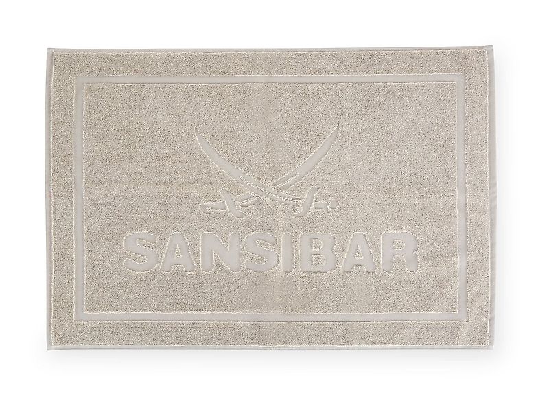Sansibar Sylt Bademantel Badematte SANSIBAR COAST BHT 70x5x50 cm beige Badt günstig online kaufen