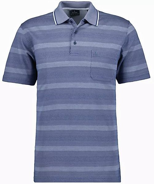 RAGMAN Poloshirt Polo jaquard stripe günstig online kaufen