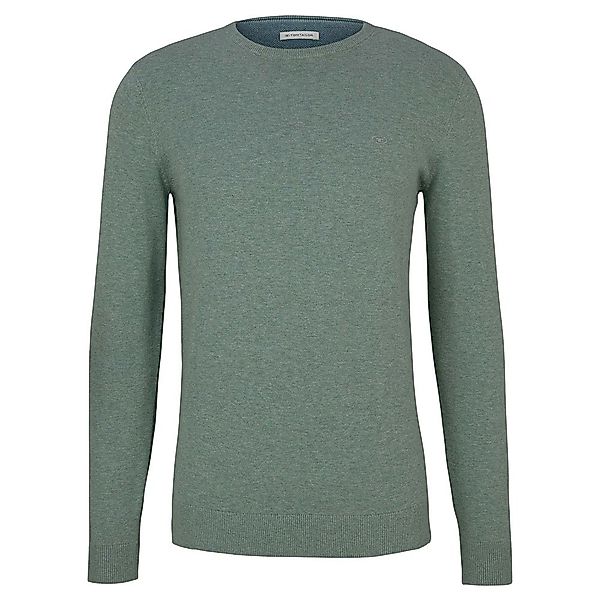 Tom Tailor 1027299 Pullover 3XL Dark Smoke Green Melange günstig online kaufen