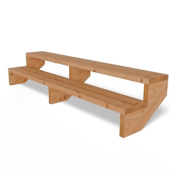 Gartenwelt Riegelsberger Außentreppe Terrassentreppe aus Lärche günstig online kaufen