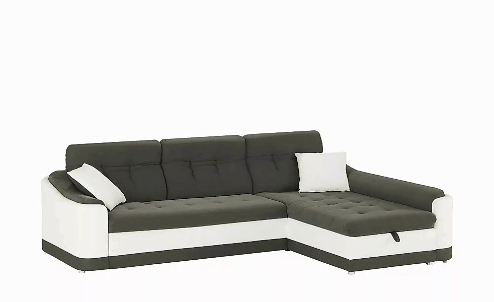 Ecksofa  Bea ¦ grau ¦ Maße (cm): B: 278 H: 86 T: 195.0 Polstermöbel > Sofas günstig online kaufen