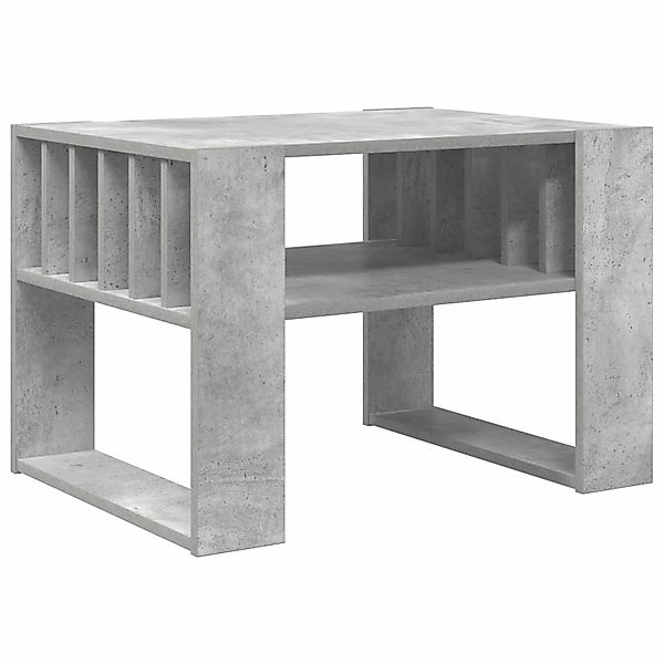 vidaXL Couchtisch Beton Grau 66 x 49,5 x 45 cm Holzwerkstoff 8000119 günstig online kaufen