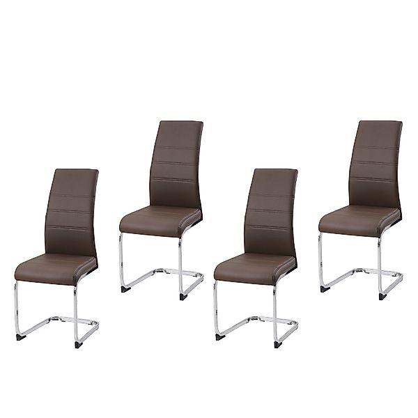 HTI-Line Freischwinger Schwingstuhl SallyC PU 4er günstig online kaufen