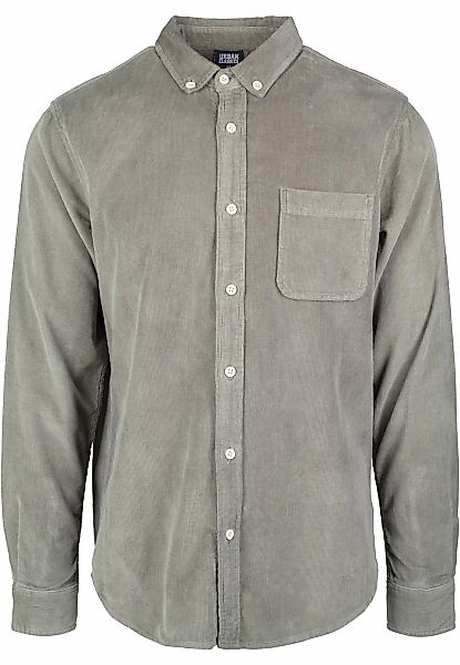 URBAN CLASSICS Langarmhemd "Urban Classics Herren Corduroy Shirt", (1 tlg.) günstig online kaufen