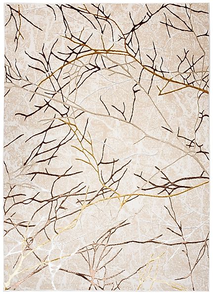 Tapiso Designteppich GOLDEN, rechteckig, Höhe: 16 günstig online kaufen