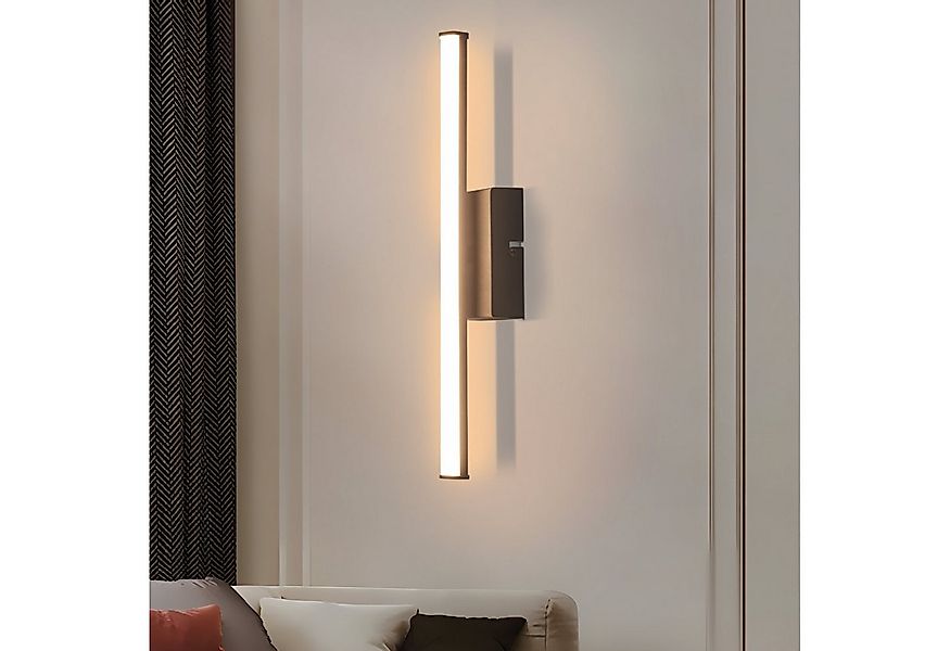 Nettlife LED Wandleuchte Schwarz Modern 6W 3000K Warmweiß für Flur, LED fes günstig online kaufen