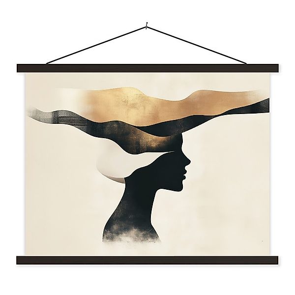 MuchoWow Poster Frau - Wellen - günstig online kaufen