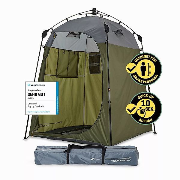 Lumaland Kuppelzelt Pop Up Duschzelt Quick günstig online kaufen