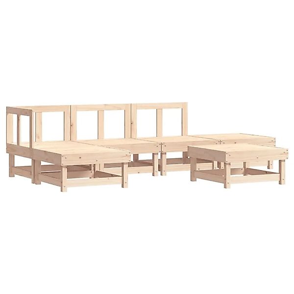 vidaXL 6-Tlg Garten-Lounge-Set Massivholz Kiefer 3186305 günstig online kaufen