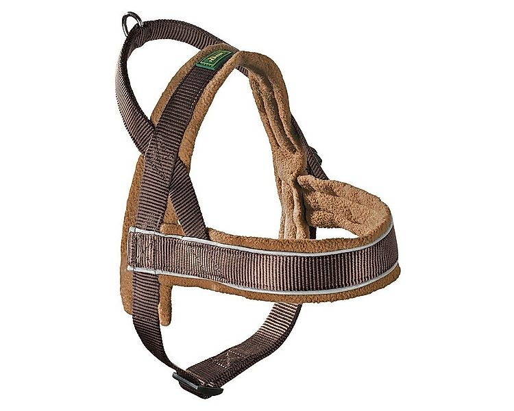 Hunter Tierbedarf Hunde-Geschirr Norwegergeschirr Racing braun/cognac günstig online kaufen
