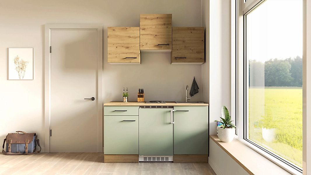 Flex-Well Küchenzeile "Cara", mit E-Geräten, Gesamtbreite 150,5 cm, in weit günstig online kaufen