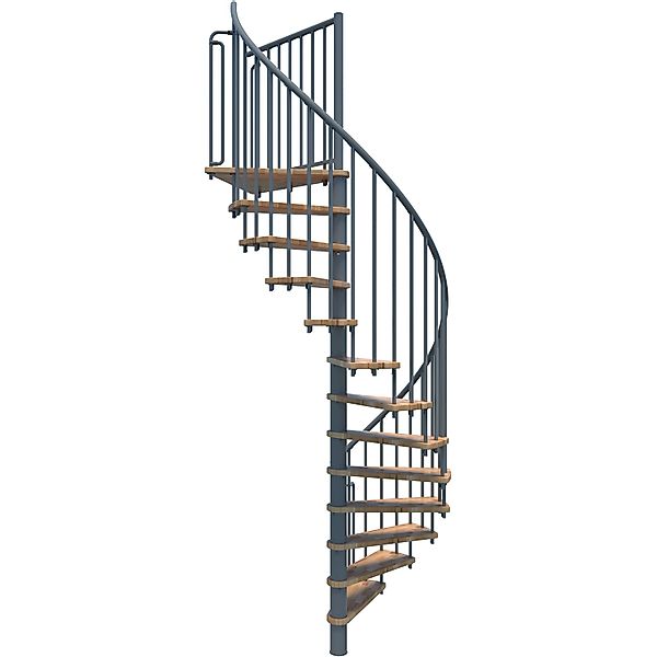 Minka Spindeltreppe Berlin Grau Geschosshöhe bis 282 cm günstig online kaufen