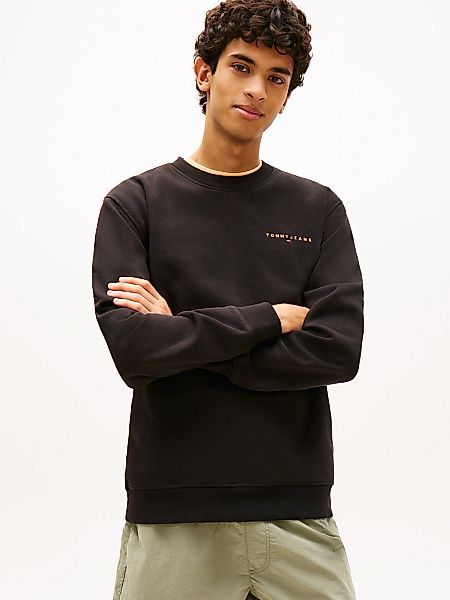 Tommy Jeans Sweatshirt "TJM REG LINEAR CREW EXT", mit Logostickerei günstig online kaufen