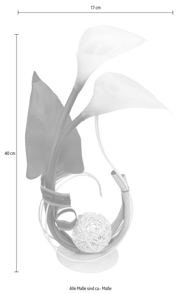 Kunstpflanze Calla Calla, I.GE.A., Höhe 40 günstig online kaufen